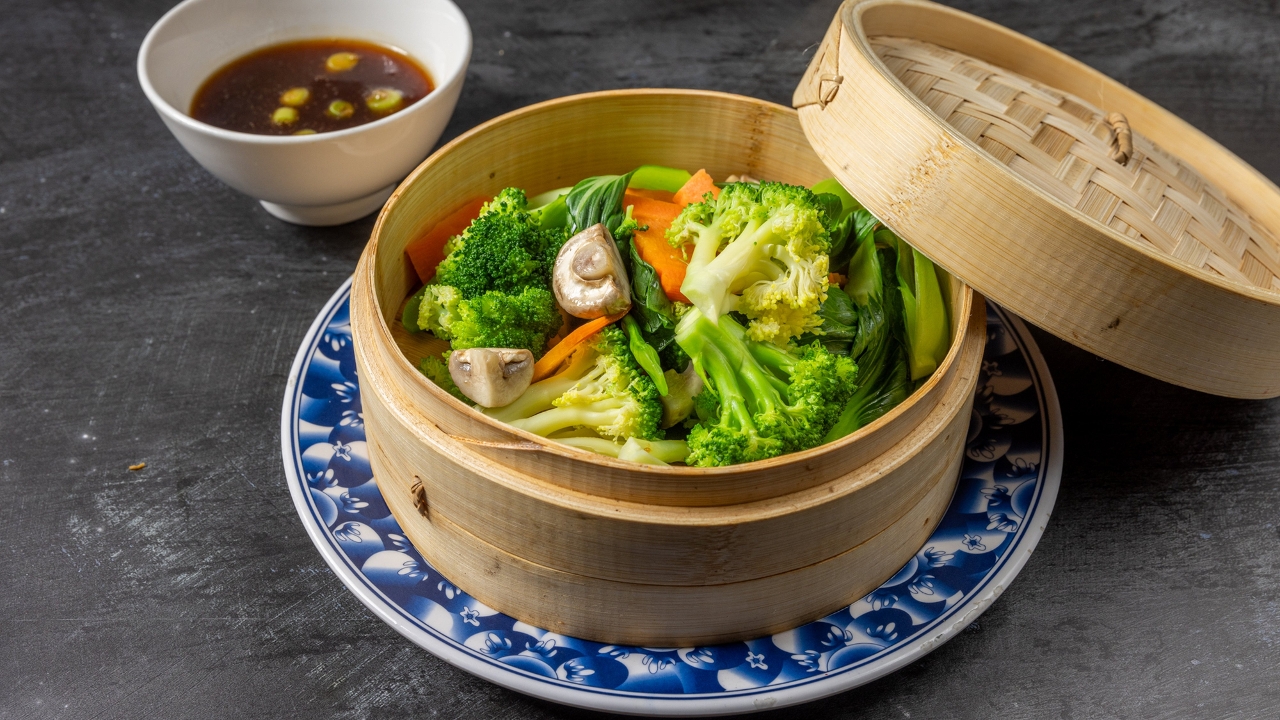 Steamed Mixed Vegetables - 清蒸素什锦 (V) (GF)