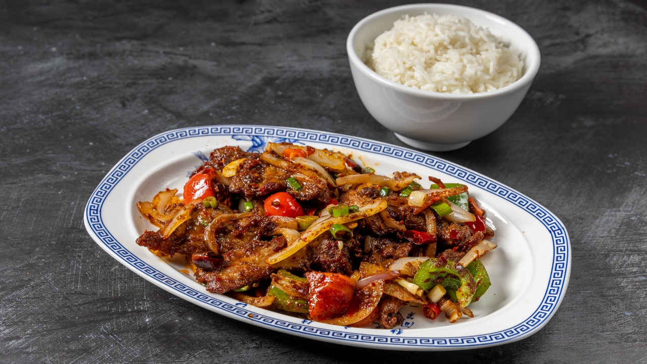 Spicy Cumin Beef - 孜然牛