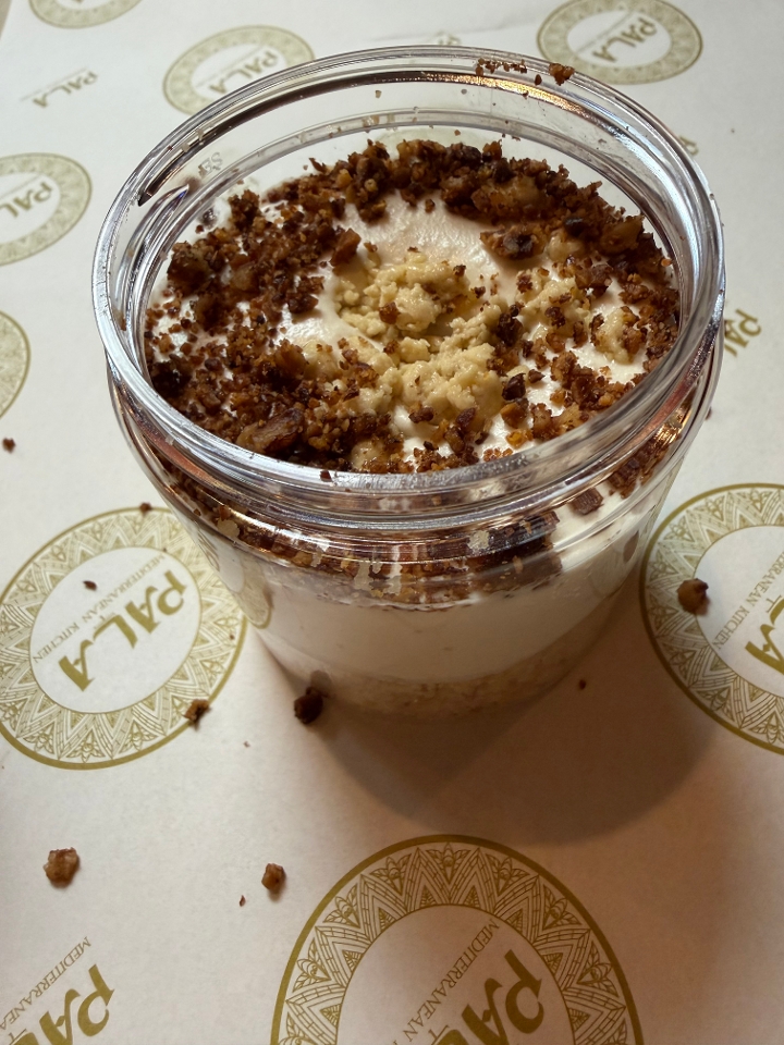 Pecan Halva mousse cup