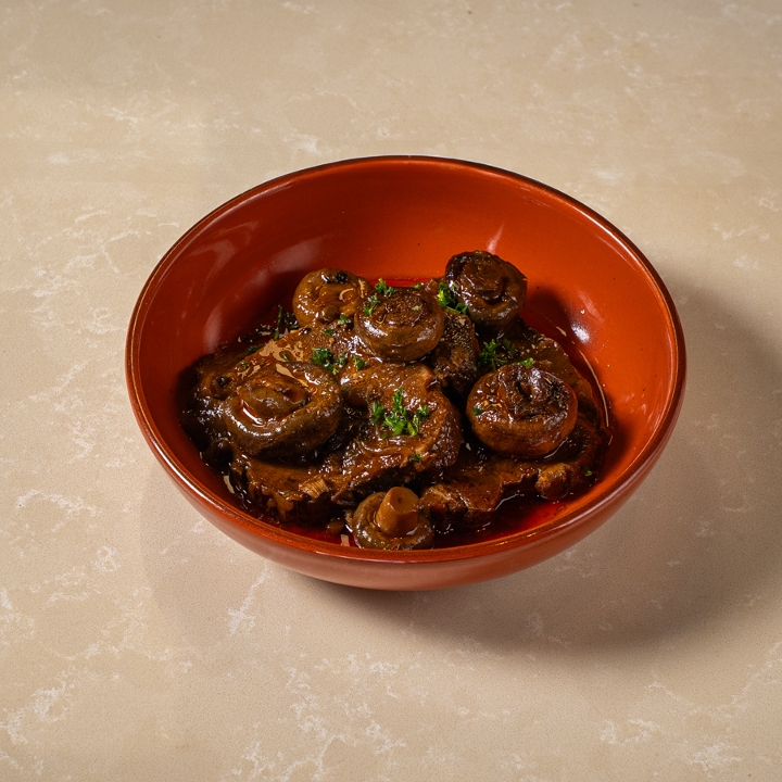 Minute steak with Mushrooms