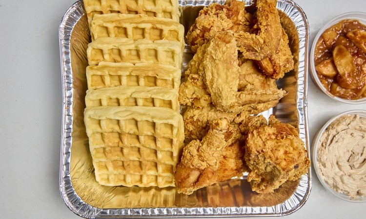 Chicken & Waffles Tray