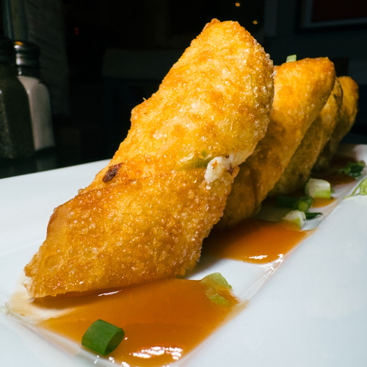 Crab Rangoon Egg Rolls