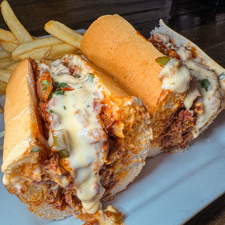 Smoked Brisket Cheesesteak