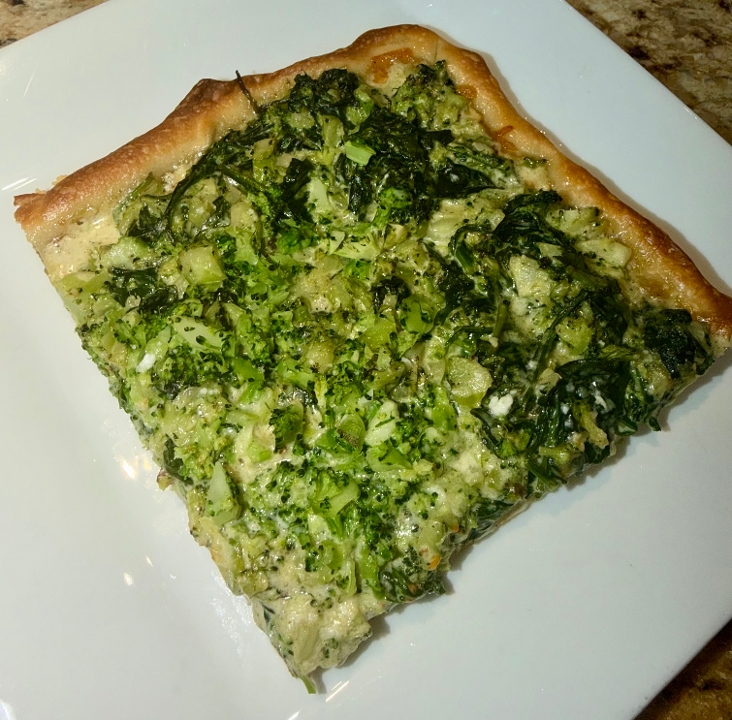 Broc Spinach Alfredo Slice