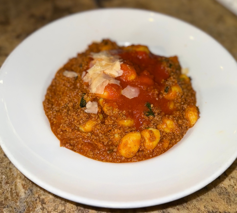 Gnocchi w/ Meat Sauce