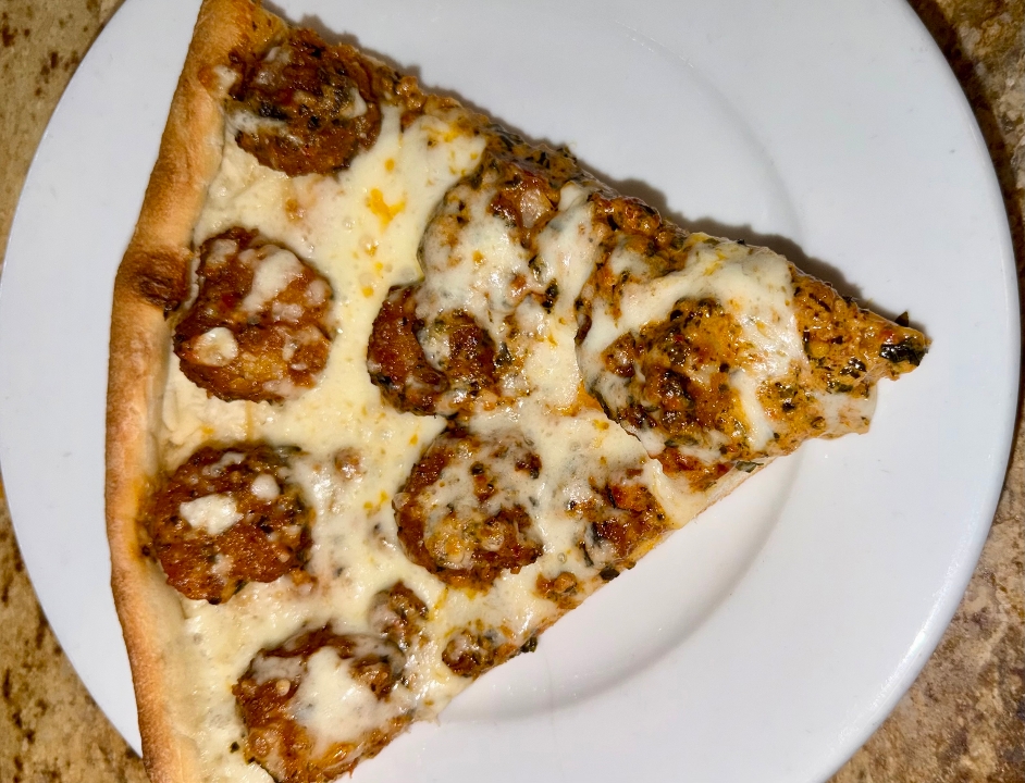 Shrimp Pesto Slice