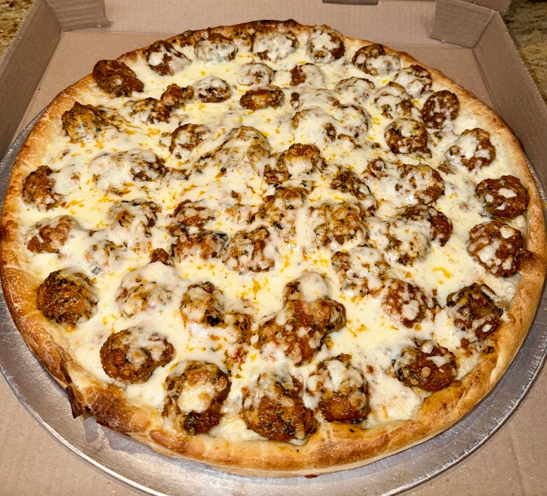Large Shrimp Pesto Pizza Deep Dish