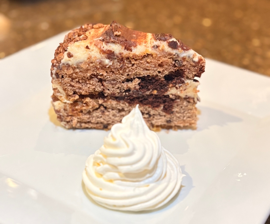 Chocolate Banana Swirl Slice