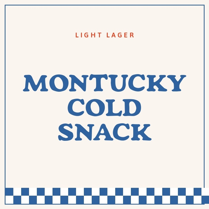 Montucky Cold Snack Tall Boy