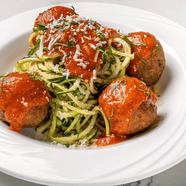 Zucchini Noodles Meatballs