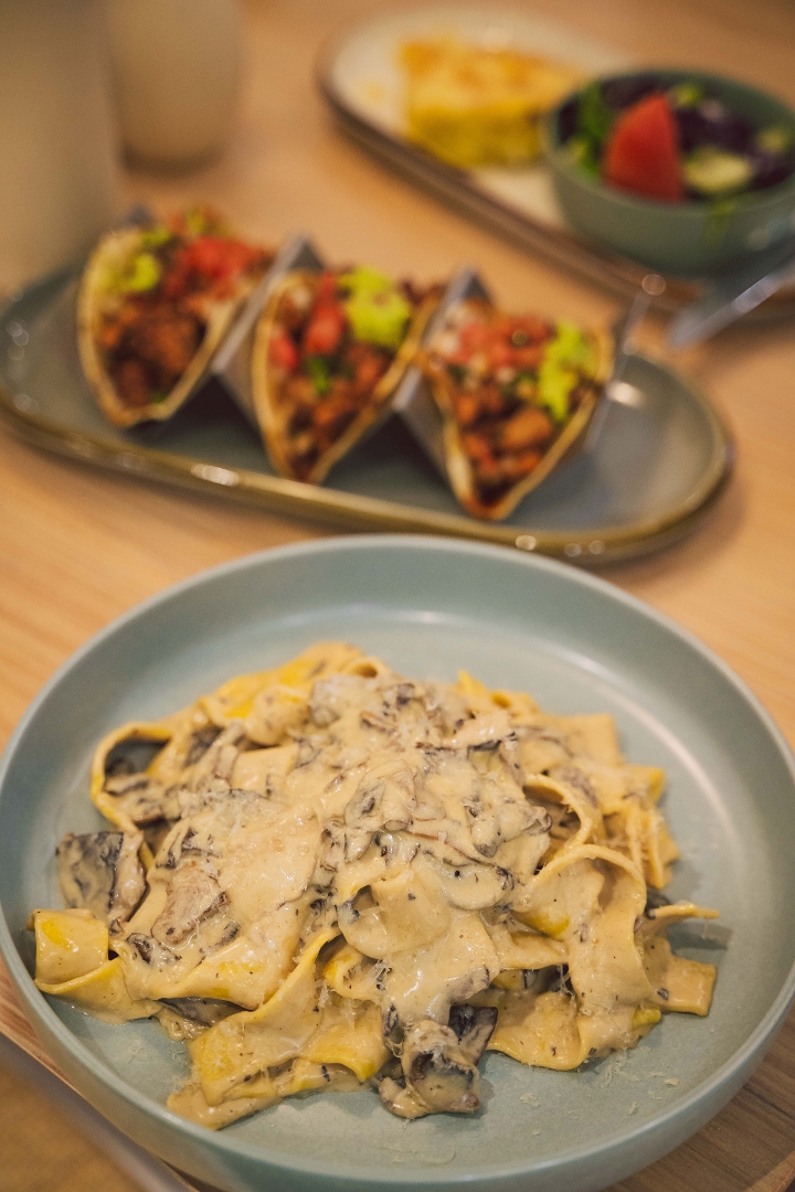 Homemade Pappardelle Mushroom Truffle