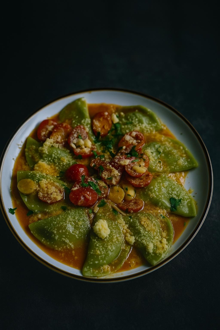 Homemade Ricotta Spinach Ravioli