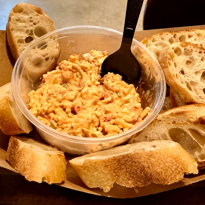 A visualization of the menu item "Pimento Cheese Dip"