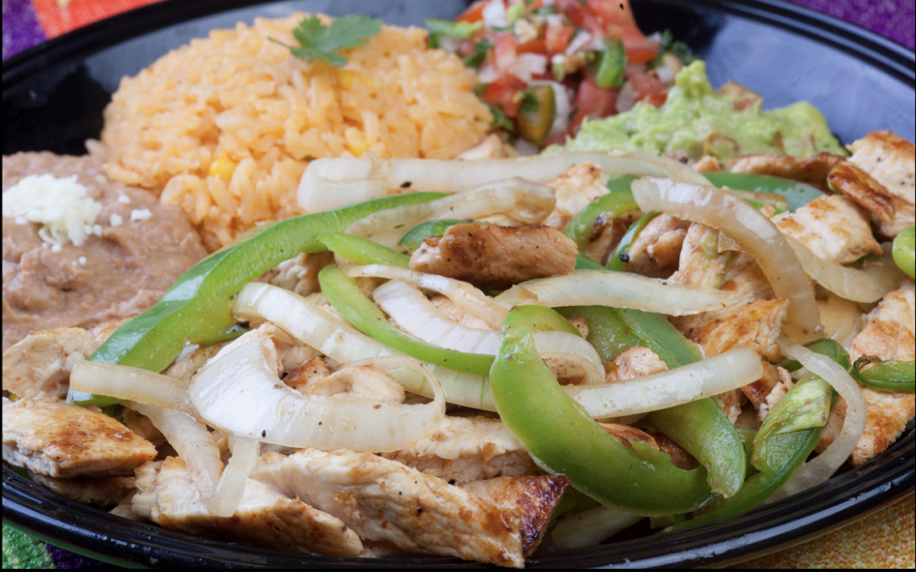 Chicken FAJITAS Plate