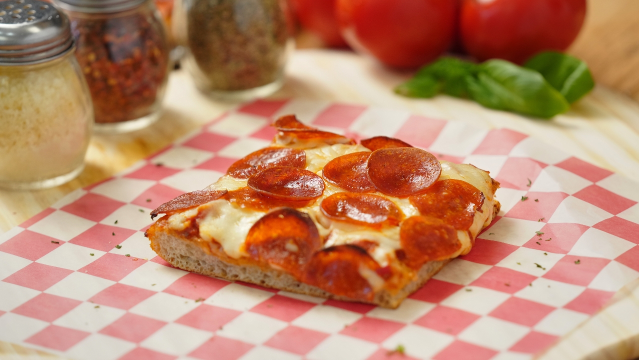 Sicilian Pepperoni Slice