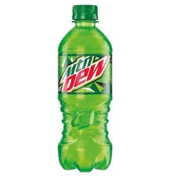 20 oz Mountain Dew.