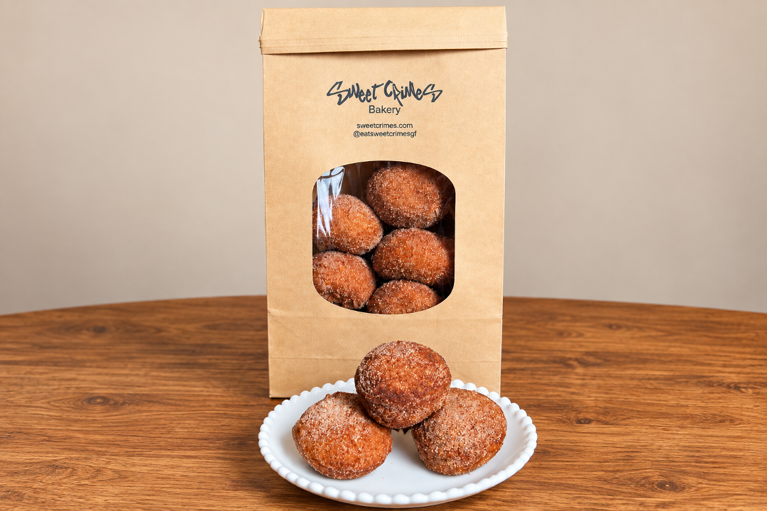Mini apple cider donuts (bag of 12)