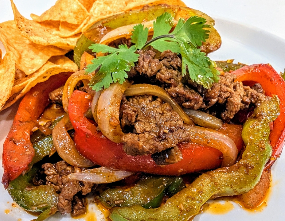 Chimichurri Steak Fajitas