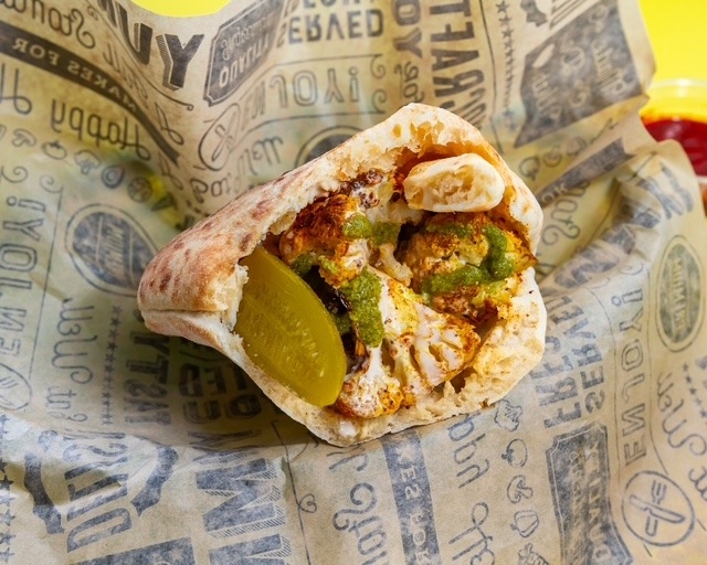 Roasted Cauliflower Pita
