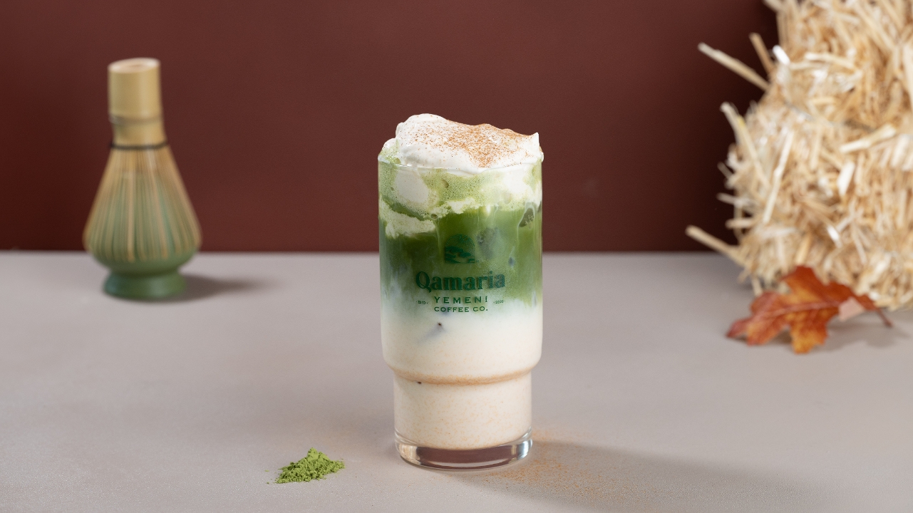 Iced Carrot Cake Matcha