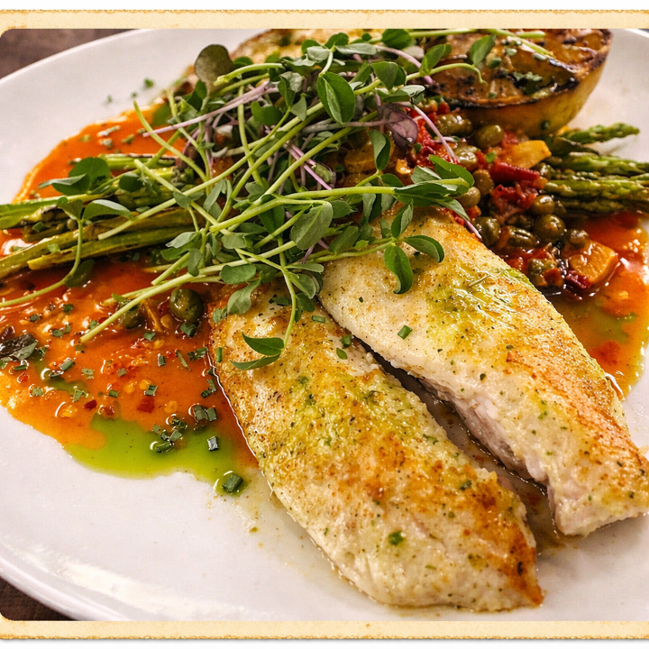 Parmesan Herb crusted Rockfish