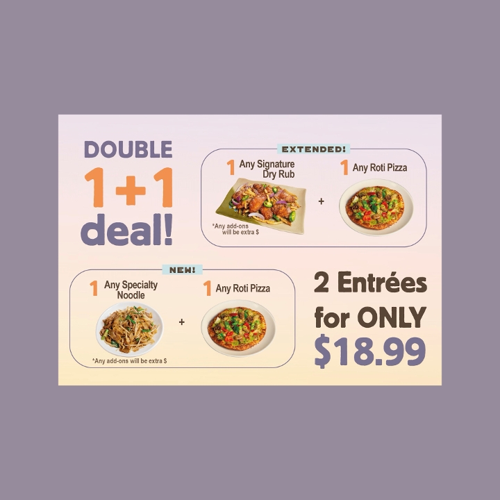 Game Day 1+1 Deal for $18.99