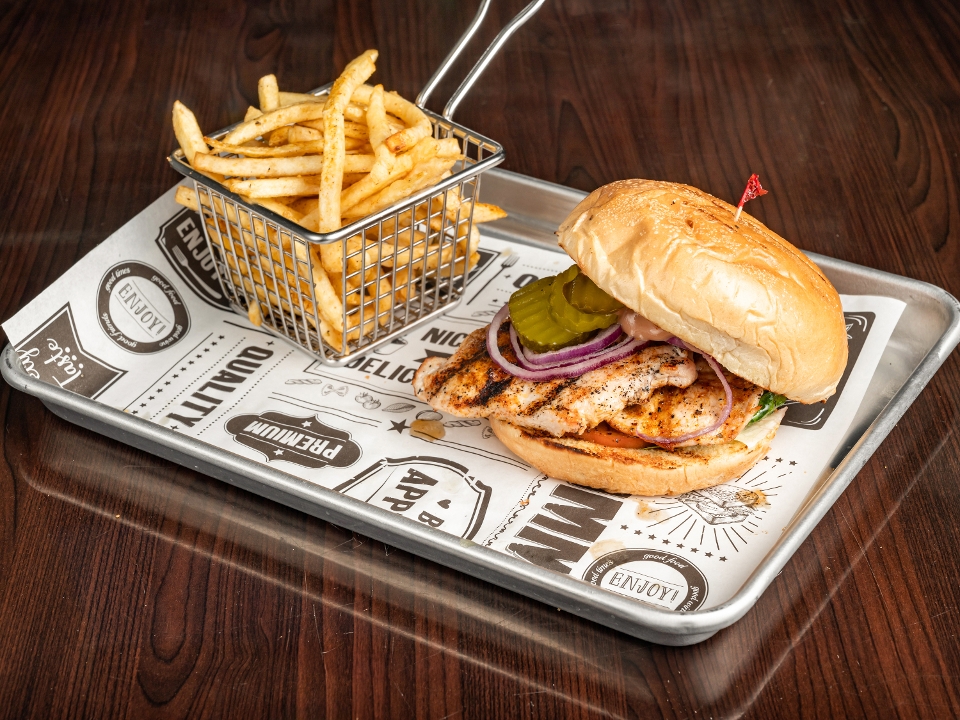 Grilled Chicken Burger