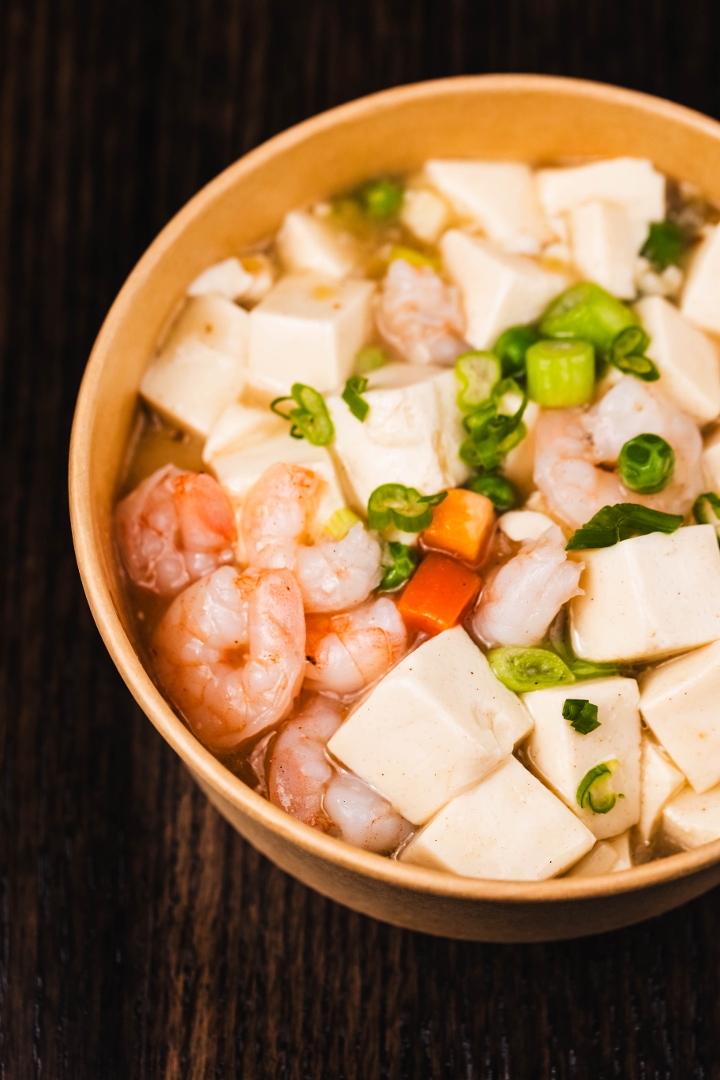 Braised Tofu w. Shrimp Essence (Light meal)
