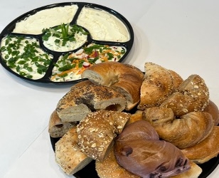 LARGE ORIGINAL CREAM CHEESE WITH BAGELS & BIALYS