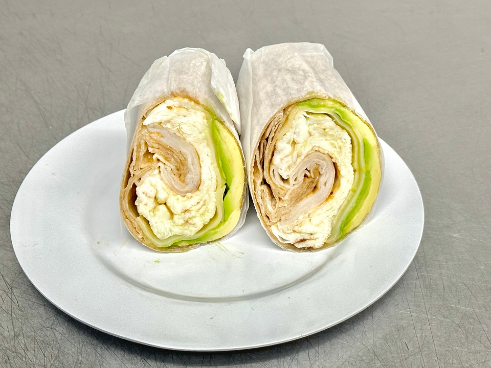 #6 Egg Whites Turkey Swiss Wrap