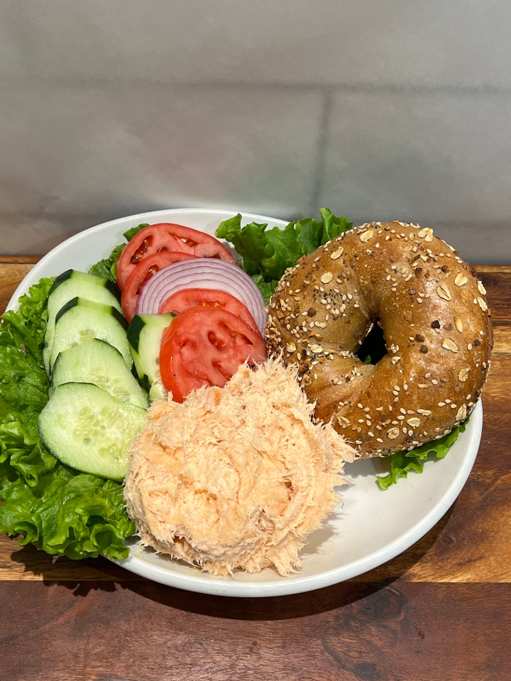 Baked Salmon Salad Platter