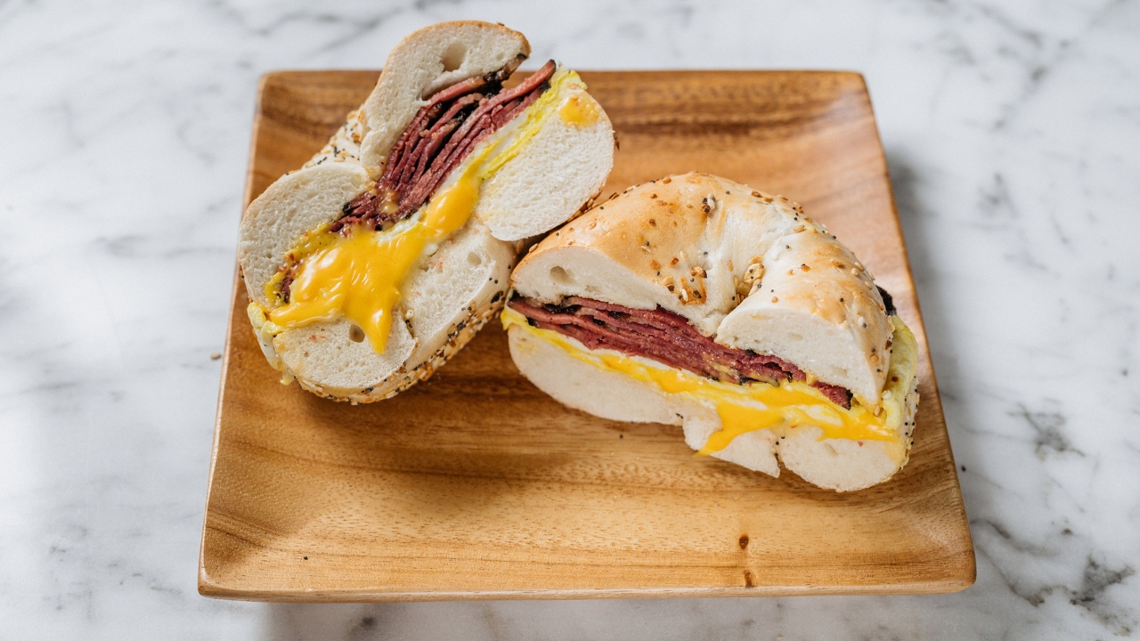 Pastrami, Egg & Cheese Sandwich