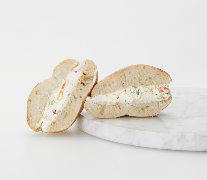 Tofu Veggie Cream Cheese Sandwich