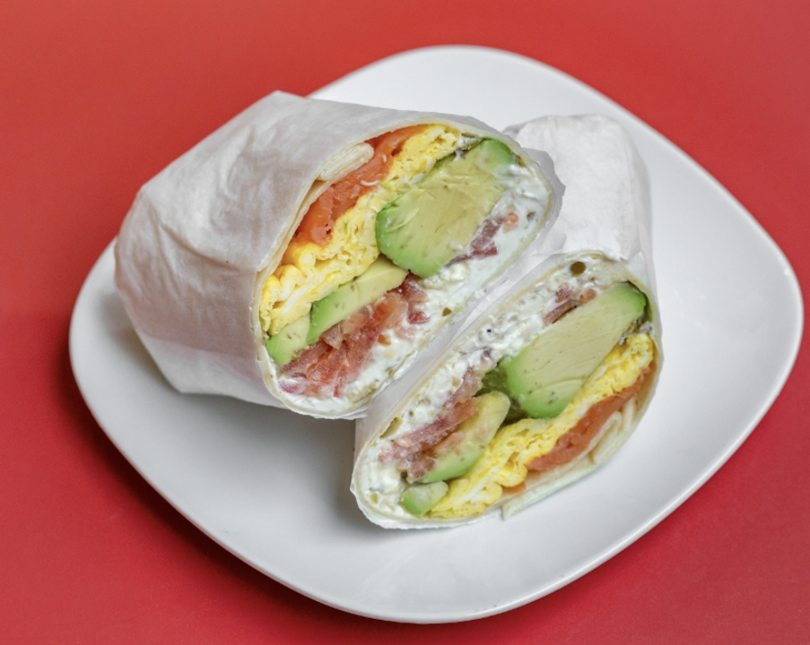 #4 Smoked Salmon Wrap