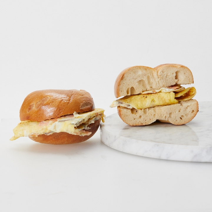 Lox, Eggs and Onion (LEO) Sandwich