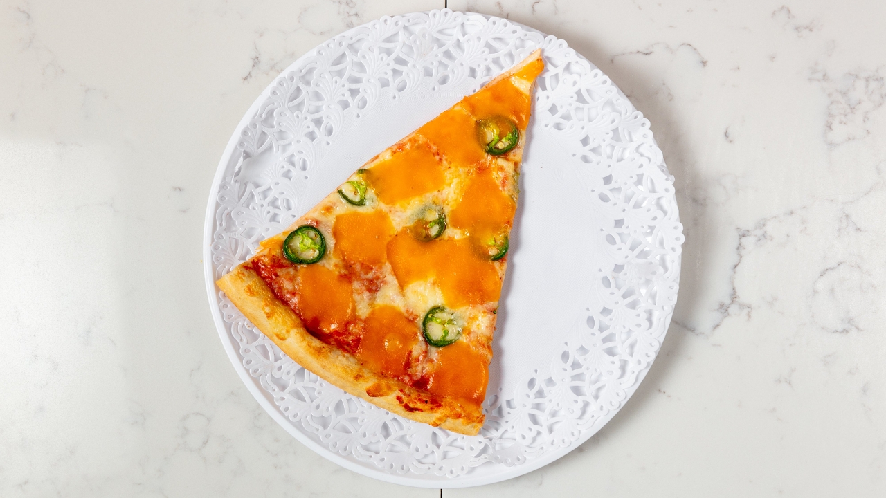 Jalapeño and Cheddar Cheese Slice