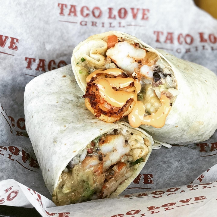 Shrimpotle Burrito