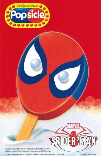 Spider-Man Popsicle