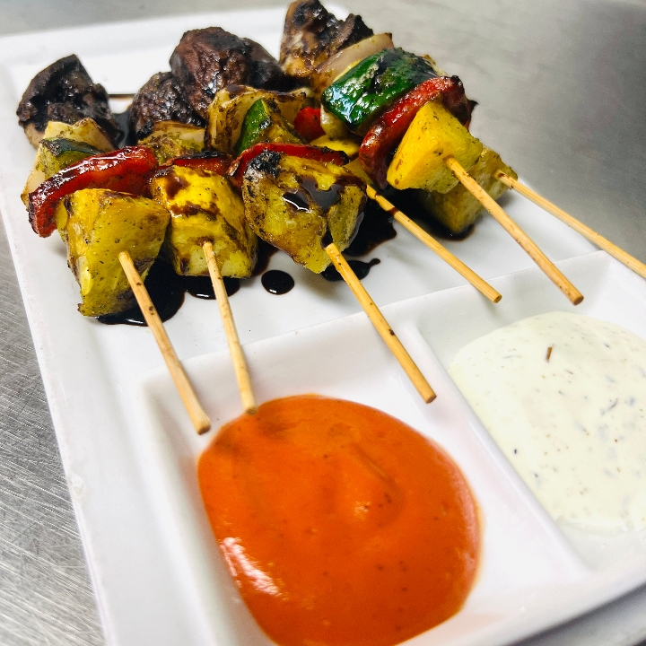 Grilled Veggie Skewers.