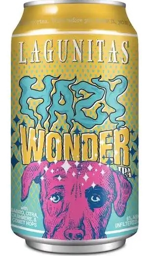 Lagunitas Hazy Wonder IPA.