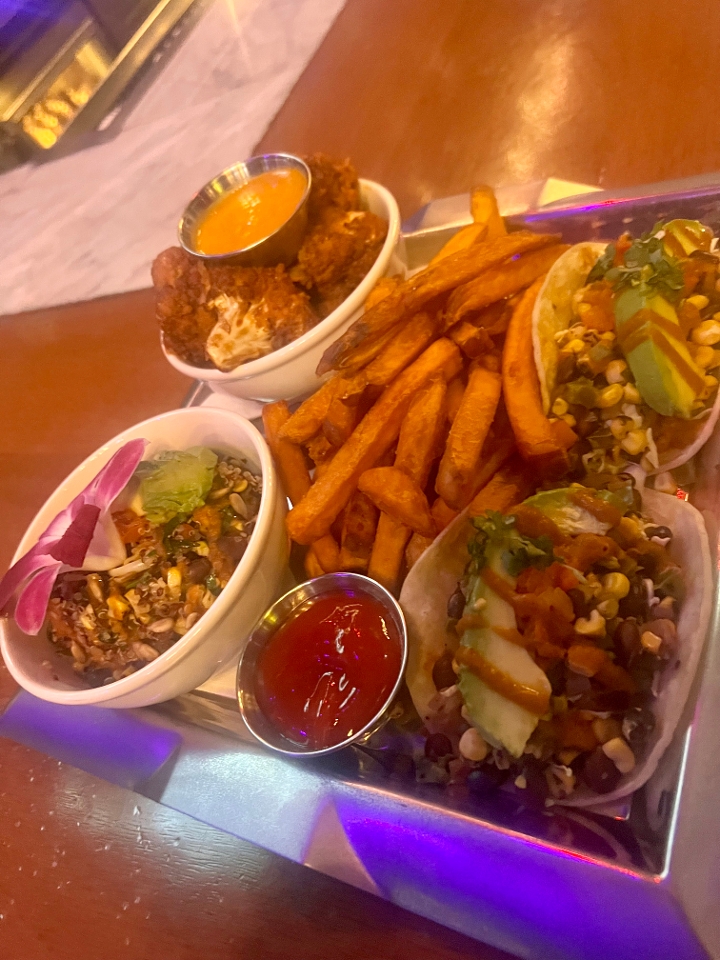 Vegan Sample Platter.