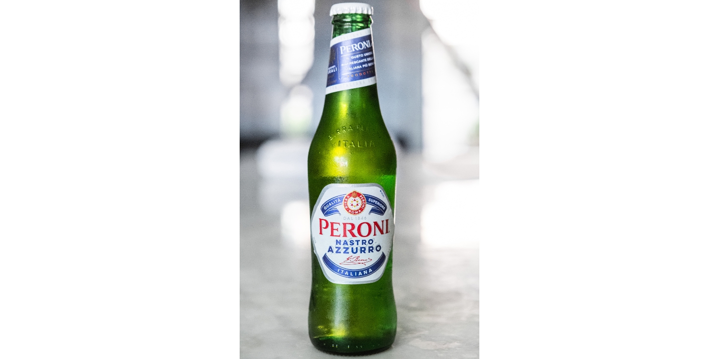 Peroni Lager.