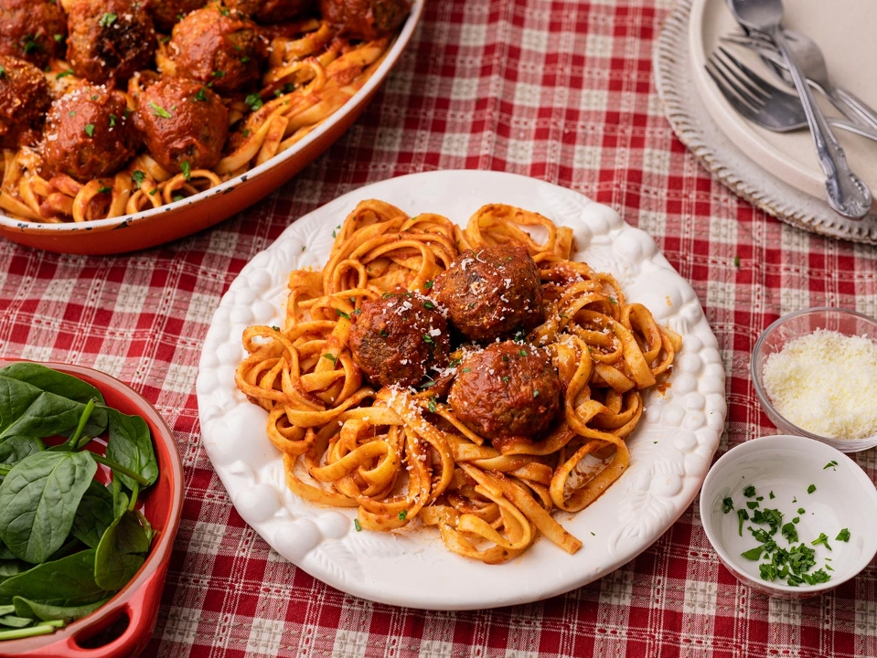 Fettuccine alle Polpette