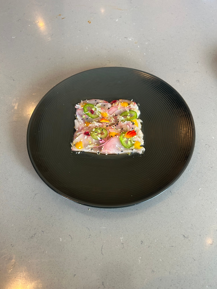 Hamachi Carpaccio  油甘鱼薄切