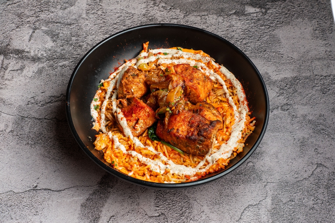 Grilled Salmon Kebab