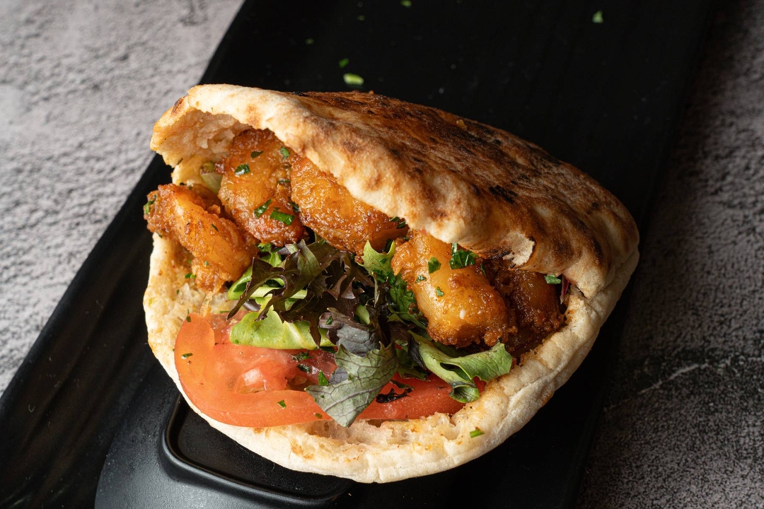 Fried Shrimp Pita