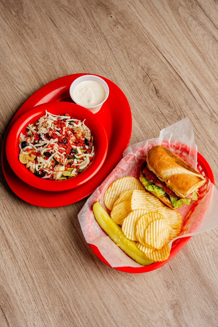 Half Sandwich & Salad