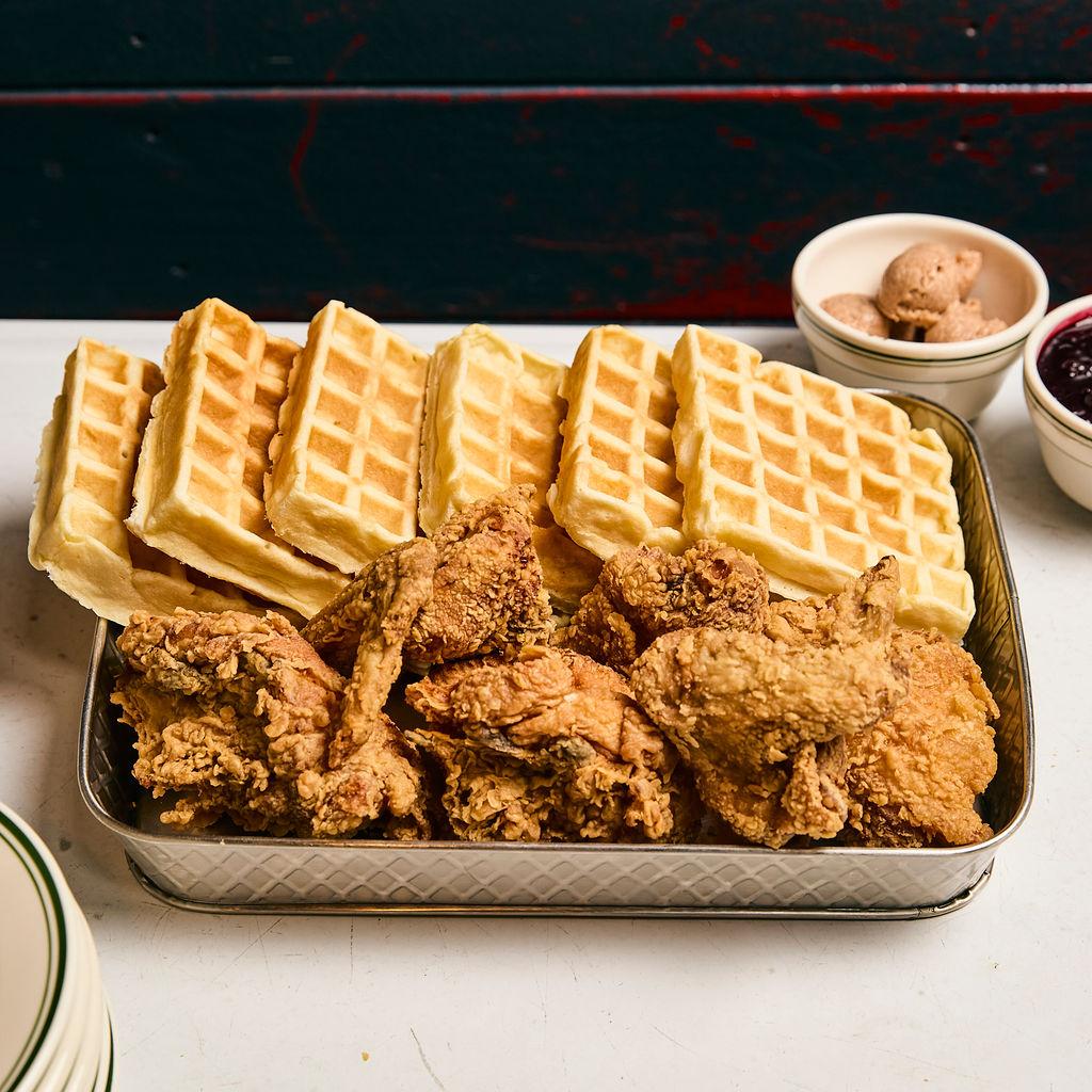 Chicken & Waffles Tray