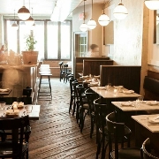 This is the restaurant logo for Estela