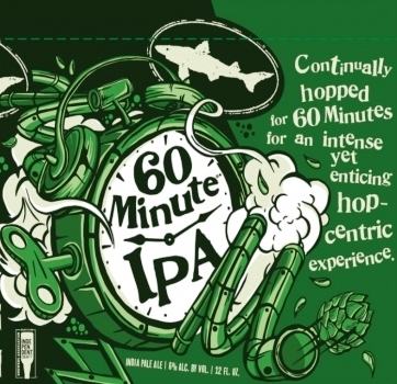 A visualization of the menu item "Dogfish Head 60 minute"